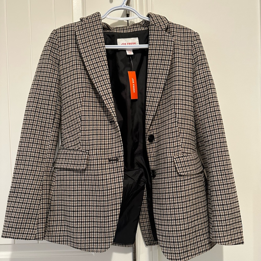 Joe Fresh Plaid Blazer - Women’s XS